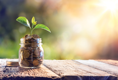 Economy, Investment And Saving Concept
